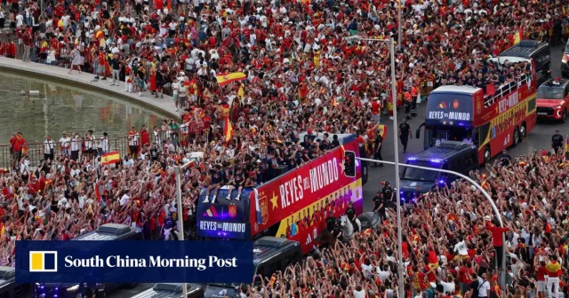 Spain World Cup champions return to Madrid for massive victory parade