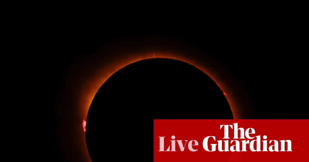 Europe solar eclipse live: millions watch rare spectacle across Spain, U…