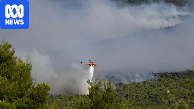 Two Firefighters Dead After Helicopters Collide in Greece Wildfires