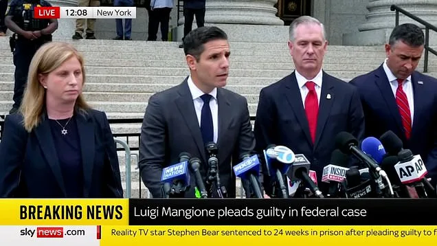 Luigi Mangione pleads guilty to federal charges in Brian Thompson killing