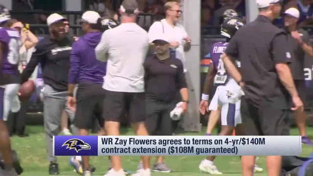 Zay Flowers, Ravens agree to four-year, $140M extension