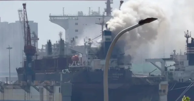 Cargo ship fire in Qingdao kills 25 people during repairs