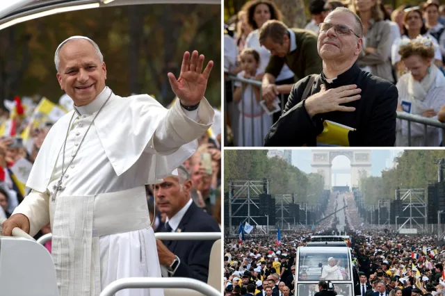 Pope Leo XIV draws up to 800,000 for open-air Mass in Paris