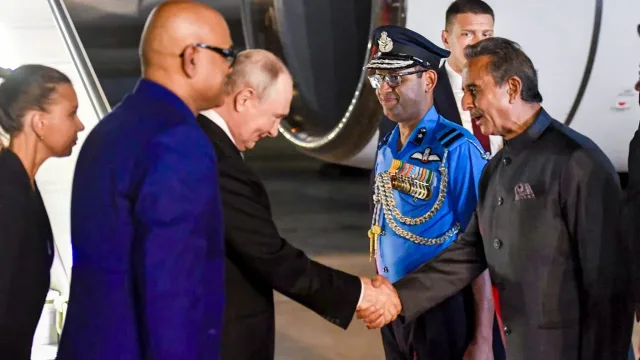 Vladimir Putin arrives in New Delhi for BRICS Summit and talks with Modi