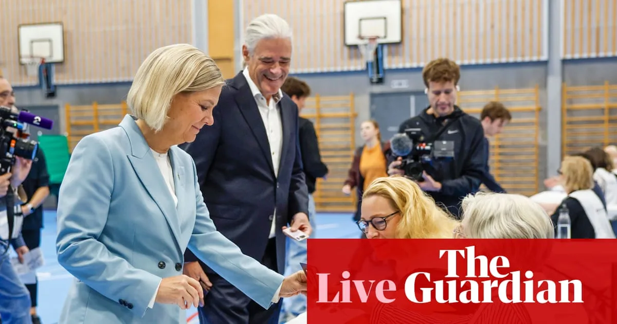 Sweden votes in tight race as far right eyes first role in government