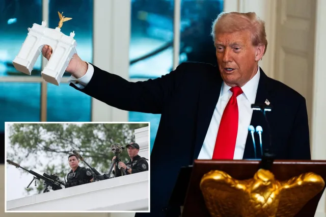 Trump says DC Triumphal Arch will double as military drone and sniper base