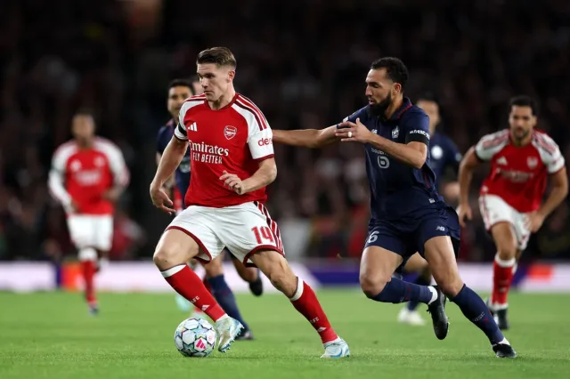 Arsenal host Lille in Champions League action at the Emirates Stadium