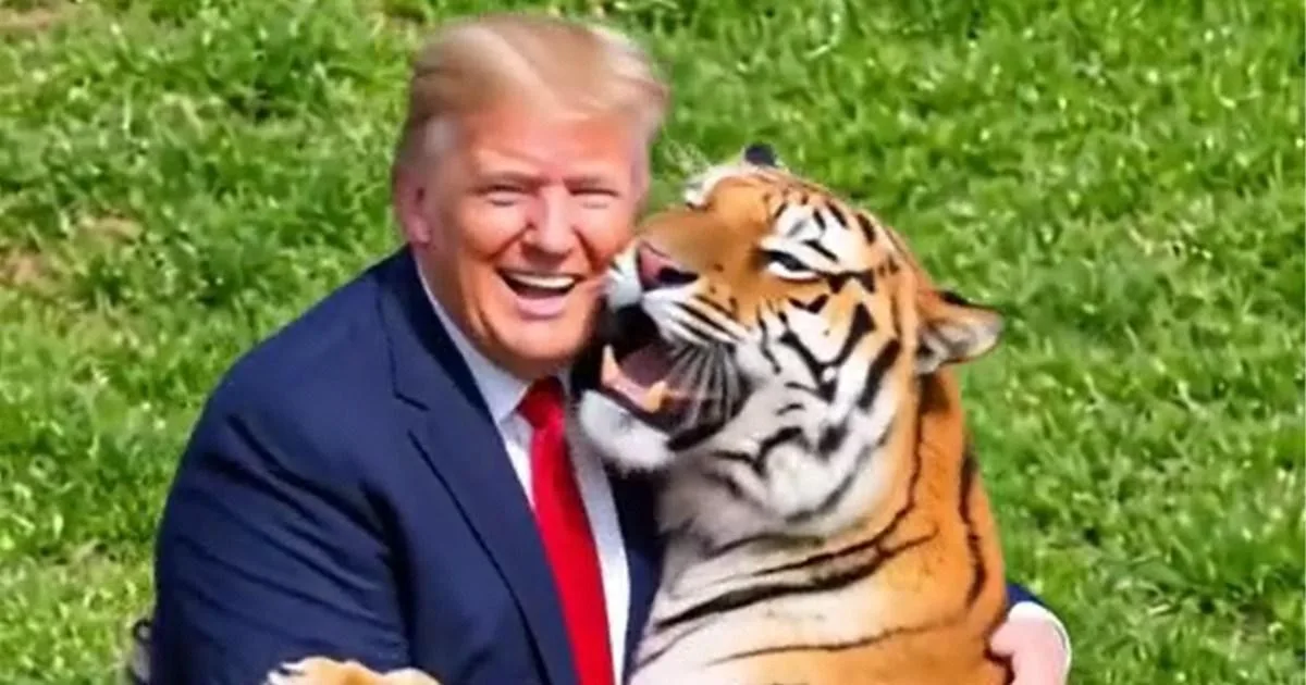 Donald Trump criticized for sharing graphic video of fatal UK tiger attack