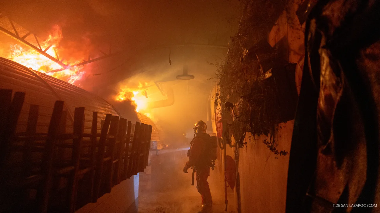 Enfants Rouges Market Destroyed by Fire in Paris
