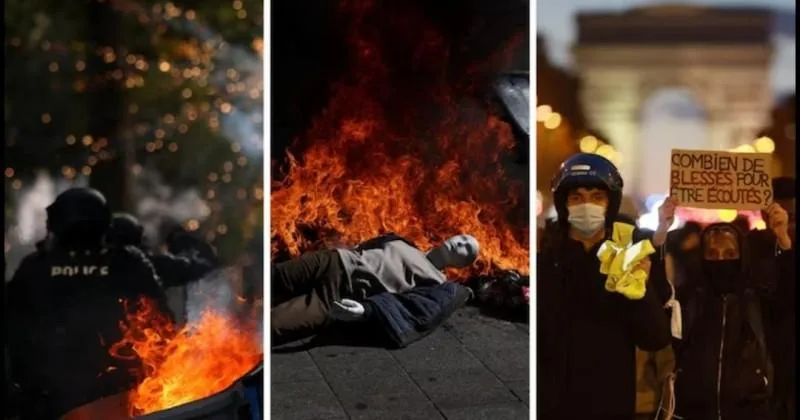 France Arrests 1,200 as Nationwide Protests Turn Violent