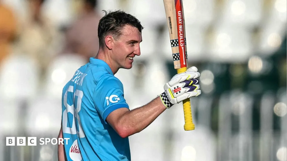 Harry Brook scores England's first ODI double century against Sri Lanka