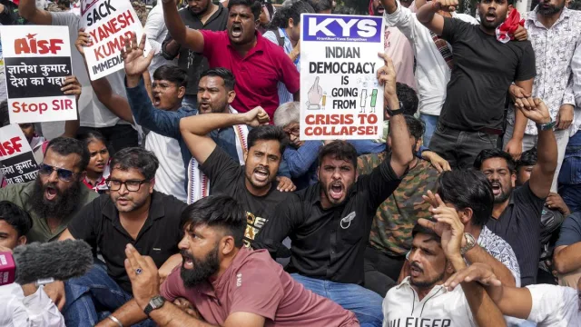 India police detain protesters as Cockroach Party leaders are released