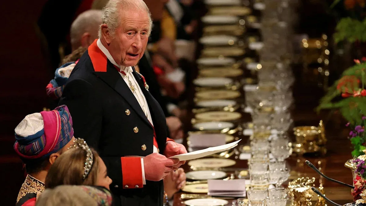 King Charles Praises Prince William in Banquet Speech for Sultan of Oman