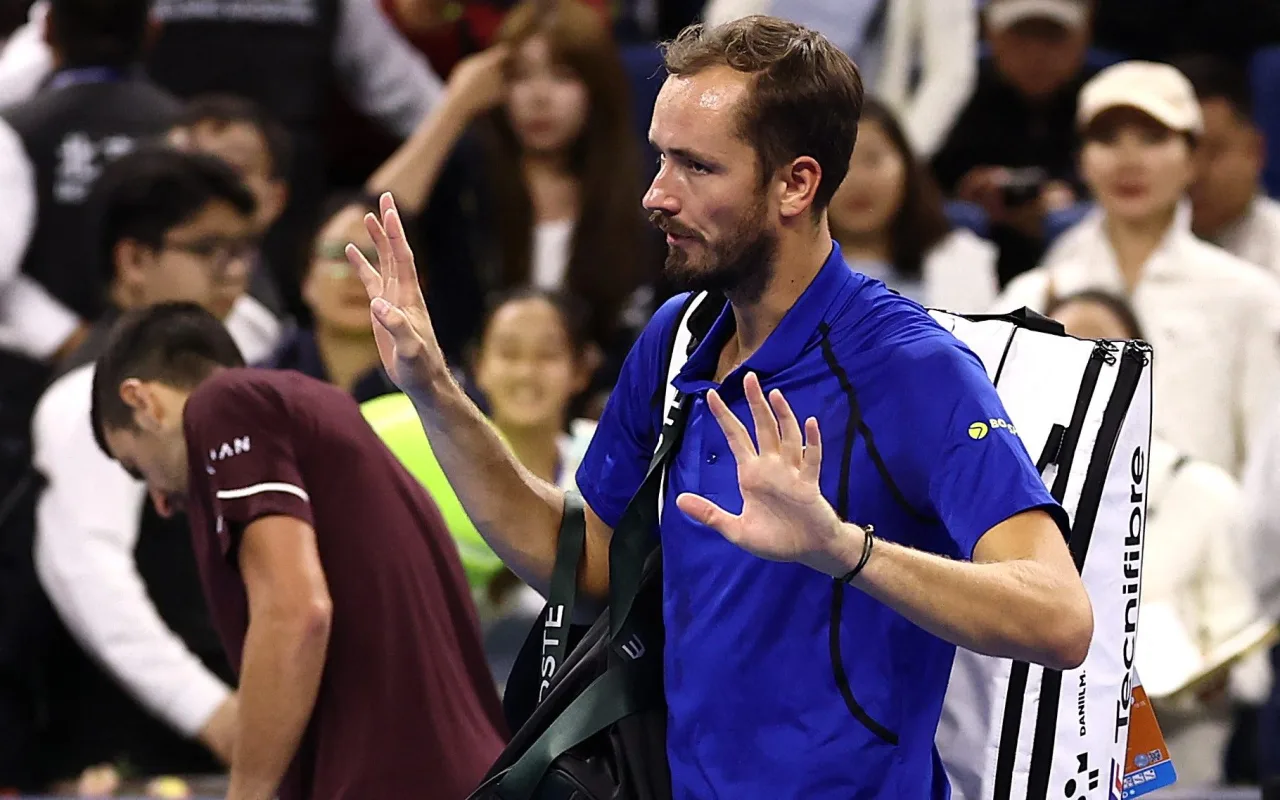 Daniil Medvedev disqualified from China Open semi for hitting spectator