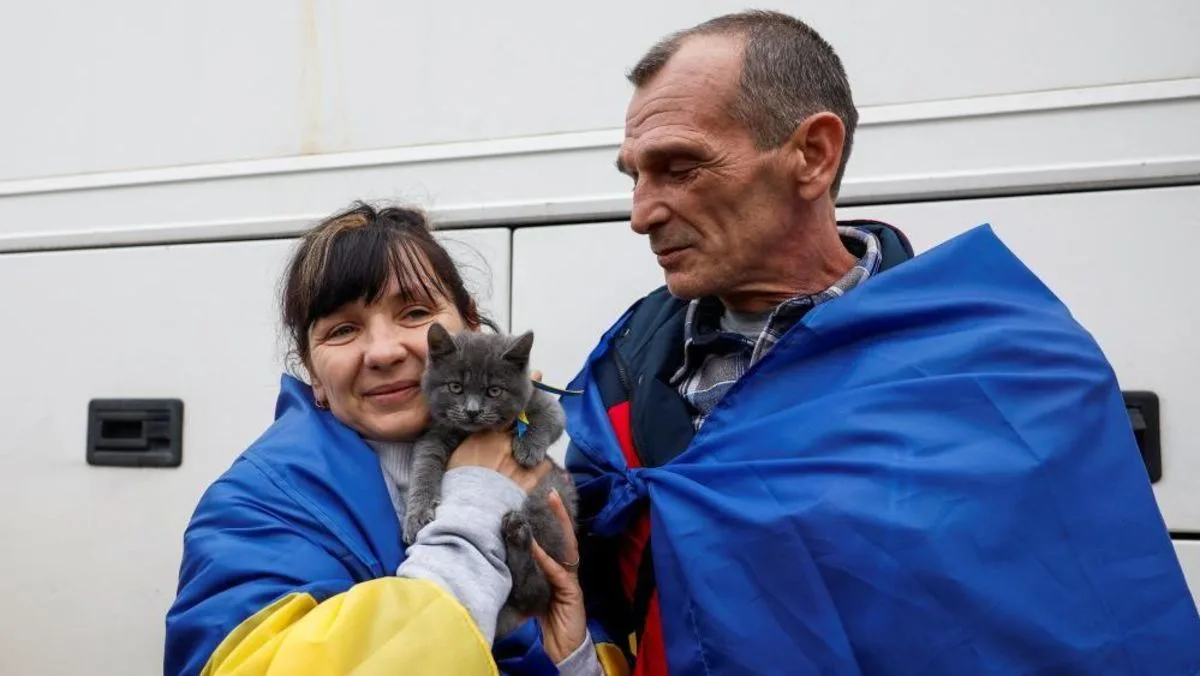 Oleshky evacuees reach Ukraine after ceasefire