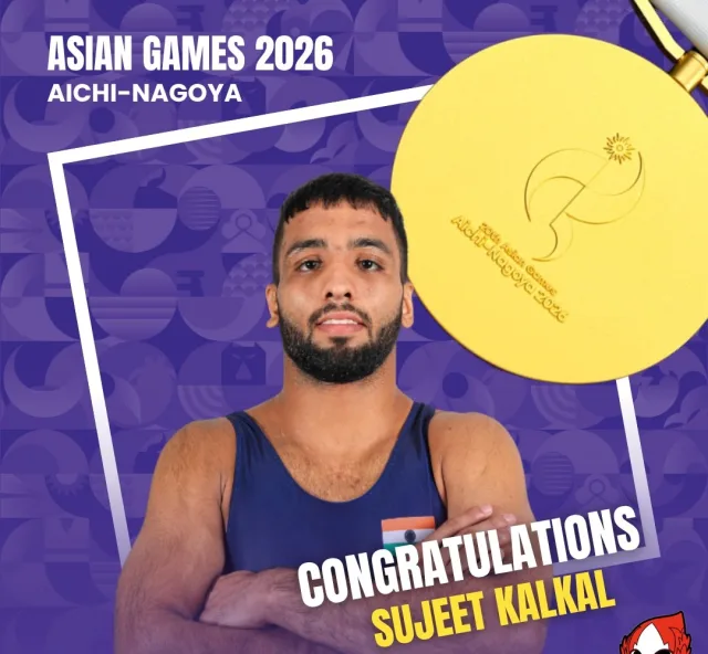 Sujeet Kalkal wins India's first 65kg wrestling gold at Asian Games