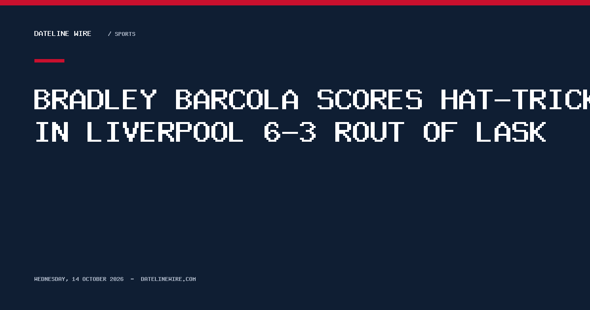 Bradley Barcola scores hat-trick in Liverpool 6-3 rout of LASK
